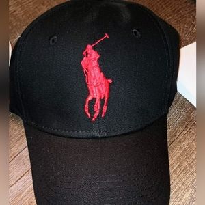 Men's/Women's Black Polo RL Cap
